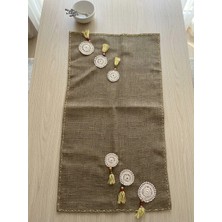 Sidens Jüt Runner Masa Örtüsü 55CM x 95CM