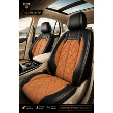Trobus Bmw I Serisi F20 2011-2015 Uyumlu Altar Serisi Tay Tüyü Taba Siyah Oto Koltuk Kılıfı