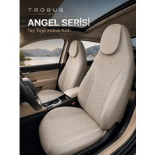 Trobus Ssangyong Action 2008 ve Sonrası Uyumlu Angel Serisi Tay Tüyü Bej Oto Koltuk Kılıfı