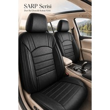 Trobus Kia Sorento 2010 ve Sonrası Uyumlu Jetdrive Serisi Kumaş Siyah Oto Koltuk Kılıfı