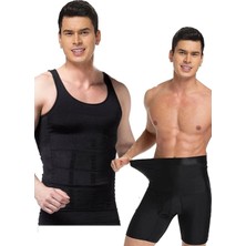 Form Angel 2'li Set Erkek Korse Atlet ve Boxer Korse | Inceltici Erkek Korse Seti