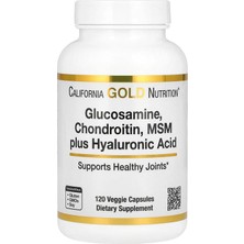 California Gold Nutrition, Glucosamine, Chondroitin, Msm Plus Hyaluronic Acid, 120 Veg Caps