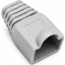 10 Adet Yeni Nesil - RJ45 Konnektör Koruyucu Kılıf Esnek Ethernet Kablo Başlığı Boot Kapak Seti