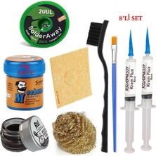 MHM Kremlehim Mchanc 138°C 42GR Havya Uc Temizleyici Flux Lehim Toplama 2UUL-2015 Lehim Emme Teli,yardımcı SET06