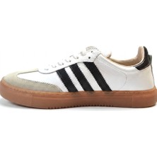 Onlo Ayakkabı Kc.89 Hakiki Deri Bağlı Ortopedik Casual Kadın Spor Ayakkabı