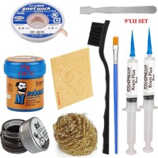 MHM Kremlehim Mchanc 138°C 42GR Havya Uc Temizleyici Flux Lehim Toplama CP-3015 Lehim Emme Teli ve Yardımcı SET01