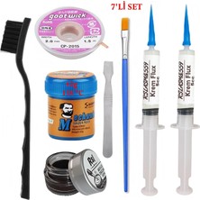 MHM Kremlehim Mchanc 138°C 42GR Havya Uc Temizleyici Flux Lehim Toplama CP-2015 Lehim Emme Teli Yardımcı SET01