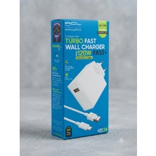Acl Aura Akse 120W Turbo Fast Hızlı Şarj Aleti ve Usb-A To Type-C Kablo Seti (Quopro Technology)