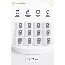 Ozemtek Roborock S8 / S8+ / S8 Sonic / S8 Pro Ultra Toz Torbası Yedek Parça 12 Adet