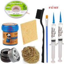 MHM Kremlehim Mchanc 138°C 42GR Havya Uc Temizleyici Flux Lehim Toplama CP-1515 Lehim Emme Teli,yardımcı SET04