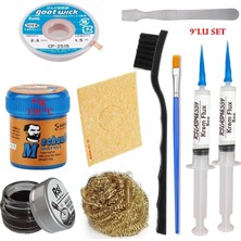 MHM Kremlehim Mchanc 138°C 42GR Havya Uc Temizleyici Flux Lehim Toplama CP-2515 Lehim Emme Teli ve Yardımcı SET01