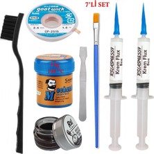 MHM Kremlehim Mchanc 138°C 42GR Havya Uc Temizleyici Flux Lehim Toplama CP-2515 Lehim Emme Teli Yardımcı SET01