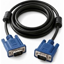 1.5 Metre VGA Monitör Kablosu 15 Pin Ekran Görüntü Kablosu Pc Laptop Uyumlu