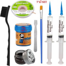 MHM Kremlehim Mchanc 138°C 42GR Havya Uc Temizleyici Flux Lehim Toplama CP-1515 Lehim Emme Teli Yardımcı SET05