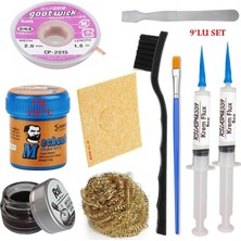 MHM Kremlehim Mchanc 138°C 42GR Havya Uc Temizleyici Flux Lehim Toplama CP-2015 Lehim Emme Teli ve Yardımcı SET05