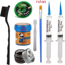 MHM Kremlehim Mchanc 138°C 42GR Havya Uc Temizleyici Flux Lehim Toplama 2UUL-2015 Lehim Emme Teli Yardımcı SET08