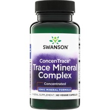 Swanson Trace Mineral Complex Takviye Edici Gıda 60 Kapsül
