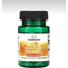 Swanson P-5-P 60 Kapsül – Aktif B6 Vitamini