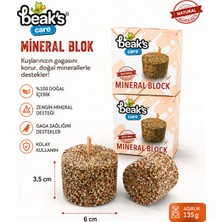 Beak's  Kutulu  Mineral ve Kalsiyum Blok, Dev Boyutlu  135G   2 Adet