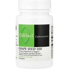 Da Vinci Labs Da Vinci Üzüm ÇEKIRDEĞI-100, 100 Mg, 60 Kapsül Takviye Edici Gıda