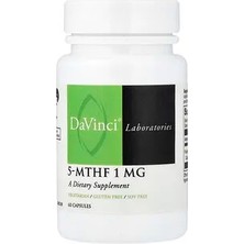 Da Vinci Labs Da Vinci 5-Mthf, 1 Mg, 60 Kapsül Takviye Edici Gıda