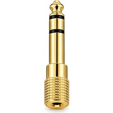 3.5mm To 6.35MM Kulaklık Dönüştürücü Adaptör - Profesyonel Ses Çevirici