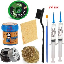 Smnr Kremlehim Mchanc 138°C 42GR Havya Uc Temizleyici Flux Lehim Toplama 2uul-2,0mm Lehim Emme Teli,seti02