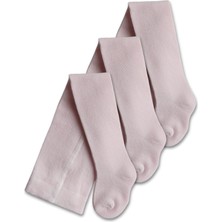 Panfilia Bebek / Çocuk Pamuklu Pembe Külotlu Çorap 3'lü Set