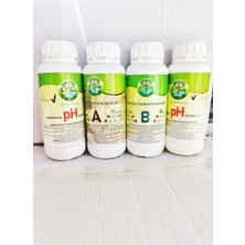 A ve B Besini 500ML, Ph Down/up 500 ml -Topraksız Tarım/ Hidroponik Başlangıç Kiti