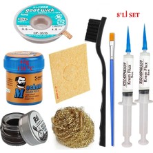 Smnr Kremlehim Mchanc 138°C 42GR Havya Uc Temizleyici Flux Lehim Toplama Cp-3,5mm Lehim Emme Teli,yardımcı SET02