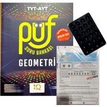 IQ Yayınları Püf Tyt+Ayt Geometri Soru Bankası+Üç Dört Beş Tyt Deneme+Vantuz