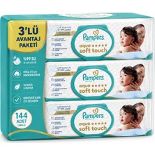 PRIMAT PRIMA Prima Pampers  Aqua Touch 48X3 Islak Mendil