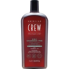 American Crew 3-In-1 Chamomile Pine Relaxing Şampuan 1000 ml