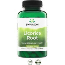Swanson Licorice Root 450 Mg 100 Kapsül