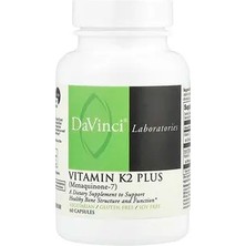 Da Vinci Labs Da Vinci Vitamin K2 Plus, 60 Kapsül Takviye Edici Gıda