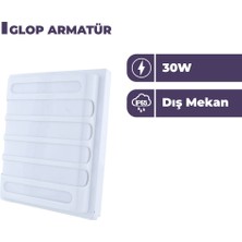 Zeyrise 30W Komet Beyaz Glop Armatür 3200K Sarı Işık