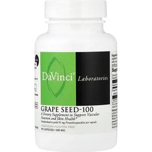 Da Vinci Labs Da Vinci Üzüm ÇEKIRDEĞI-100, 100 Mg, 90 Kapsül Takviye Edici Gıda