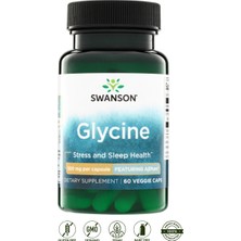 Swanson Glycine Ajipure Amino Acids Tress And Sleep Health 500 Mg 60 Kapsül