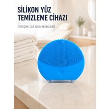 Laraheiser Elektrikli Silikon Yüz Temizleme Fırçası Şarjlı Ayarlanabilir Titreşimli