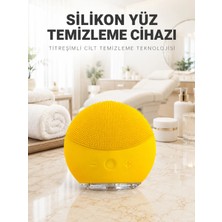 Terrien Elektrikli Silikon Yüz Temizleme Fırçası Şarjlı Ayarlanabilir Titreşimli Cilt Bakımı