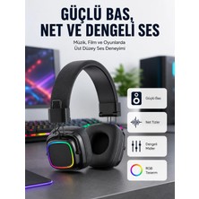 Maesko Yüksek Ses Kaliteli Kablosuz Kulak Üstü Kulaklık – Bt 5.3