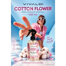 Vivaldi Cotton Flower Oda ve Çamaşır Spreyi 250 ml – Kalıcı Ferah Koku | Ev & Tekstil Kokusu