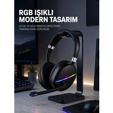 Grandor Kablosuz Bluetooth 5.0 Kulaklık Rgb Işıklı Tasarım