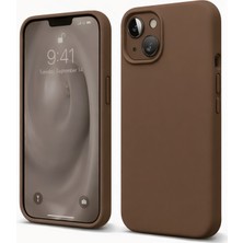Kmrsfres Newface  Iphone 14 Kılıf First Silikon - Kahverengi