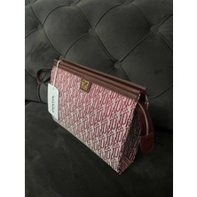 Pazarvia Shop Clutch Monogram Çanta