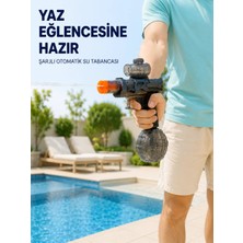 M Merc Giyim Şarjlı Elektrikli Su Tabancası Yuvarlak Su Hazneli Otomatik Sürekli Atışlı