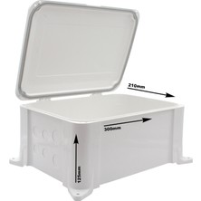 Baff Abs Plastik Dış Mekan Kamera,Swich, Nvr-Dvr Saha Panosu 210X300X125 mm – IP65 Su Geçirmez Kamera ve Elektrik Bağlantı Kutusu
