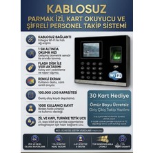 İmpro Zaman Parmak izi okuyucu+ Kart Okuyucu + Ücretsiz Maaş ve Mesai Yazılımı