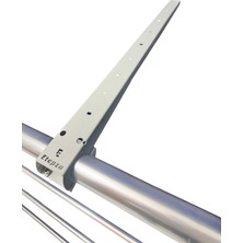 Etepzo Çamaşır Askı Demiri |Çamaşırlık Balkon Demiri | Boru Tip | 55CM