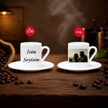 Çılgıntrend Kişiye Özel Fotoğraflı ve Isimli Türk Kahvesi Fincanı
